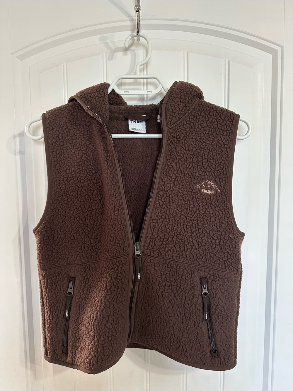 TNA Brown Polartec vest